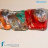 Crystal chalcedony cube with aventurine - La Fondazione snc - RINGS0015