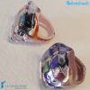 Anello Cubo Dicroico Maxi in vetro di Murano - La Fondazione snc - RINGS0135