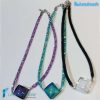 Tris Peggy necklaces in Murano glass and crystals - La Fondazione snc - COLL0108