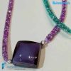 Tris Peggy necklaces in Murano glass and crystals - La Fondazione snc - COLL0108