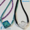 Tris Peggy necklaces in Murano glass and crystals - La Fondazione snc - COLL0108