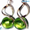 Orecchini Torciglione pendenti in vetro di Murano - La Fondazione snc - EARRINGSC0023
