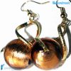 Orecchini Torciglione pendenti in vetro di Murano - La Fondazione snc - EARRINGSC0023