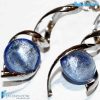 Orecchini Torciglione pendenti in vetro di Murano - La Fondazione snc - EARRINGSC0023