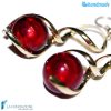 Orecchini Torciglione pendenti in vetro di Murano - La Fondazione snc - EARRINGSC0023