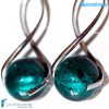 Orecchini Torciglione pendenti in vetro di Murano - La Fondazione snc - EARRINGSC0023