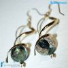 Dangle Twisted Biface Earrings - La Fondazione snc - EARRINGSC0027
