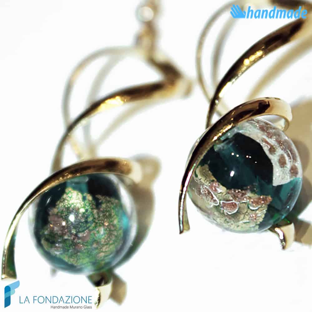 Dangle Twisted Biface Earrings - La Fondazione snc - EARRINGSC0027