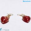 Orecchini Valentino pendenti in vetro di Murano - La Fondazione snc - EARRINGSC0033