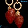 Orecchini Valentino pendenti in vetro di Murano - La Fondazione snc - EARRINGSC0033