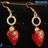 Orecchini Valentino pendenti in vetro di Murano - La Fondazione snc - EARRINGSC0033