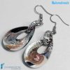 Orecchini Goccina Terra in vetro di Murano - La Fondazione snc - EARRINGSC0050