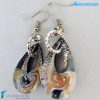 Orecchini Goccina Terra in vetro di Murano - La Fondazione snc - EARRINGSC0050