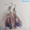 Lady Teardrop Earrings handmade Murano glass - La Fondazione snc - EARRINGSC0051
