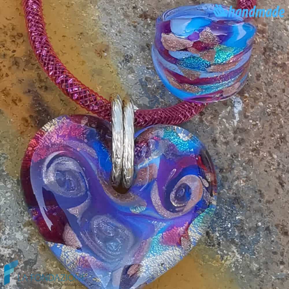 Parure Cuore Chakra Manipura con collana e anello - La Fondazione snc - PARU0054