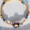 Bracciale Armonico con avventurina in vetro di Murano - La Fondazione snc - BRAC0001
