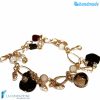 Venetian Charm Bracelet handmade in Murano glass - La Fondazione snc - BRAC0005