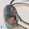 Bracciale Nettuno con avventurina in vetro di Murano - La Fondazione snc - BRAC00074
