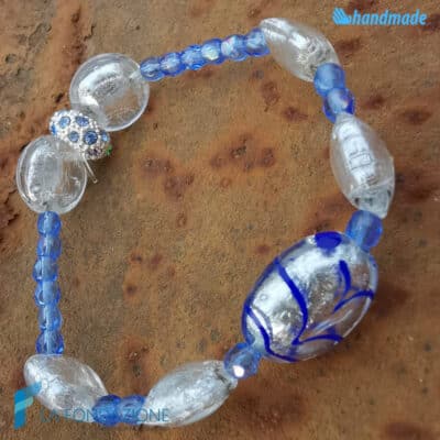Reverse bracelet handmade in Murano glass - La Fondazione snc - BRAC0071