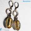 Orecchini Nilo in vetro di Murano - La Fondazione snc - EARRINGSC0012