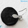 Orecchini Fiore con base nera in vetro di Murano - La Fondazione snc - EARRINGSC0031