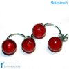 Orecchini Perla Doppia a Lobo in vetro di Murano - La Fondazione snc - EARRINGSC0034