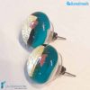 Orecchini Lobo Oro Rotto in vetro di Murano - La Fondazione snc - EARRINGSC0053