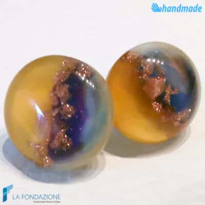Chalcedony Lobe Earrings - La Fondazione snc - EARRINGSC0055