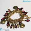 Ely Charm Bracelet handmade in Murano glass - La Fondazione snc - BRAC0007