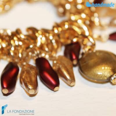 Ely Charm Bracelet handmade in Murano glass - La Fondazione snc - BRAC0007