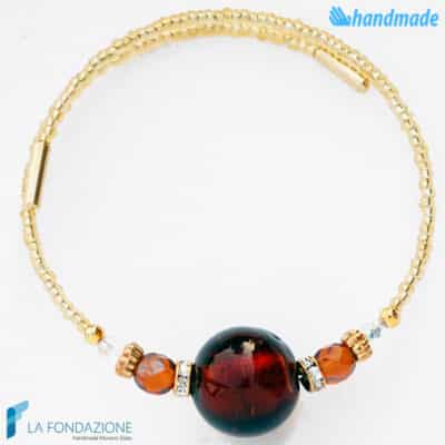 Bracciale Mary in vetro di Murano - La Fondazione snc - BRAC0016