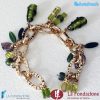 Lime Charm Bracelet handmade in Murano glass - La Fondazione snc - BRAC0024