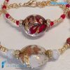 Bracciale Rialto con avventurina in vetro di Murano - La Fondazione snc - BRAC0050