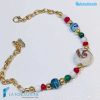 Phoenician White bracelet with aventurine - La Fondazione snc - BRAC0069