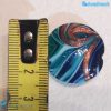 Phoenician Ocean beads with aventurine handmade in Murano glass - La Fondazione snc - PERLA032
