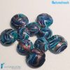 Phoenician Ocean beads with aventurine handmade in Murano glass - La Fondazione snc - PERLA032
