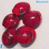 Phoenician Fire beads with aventurine handmade in Murano glass - La Fondazione snc - PERLA034