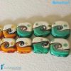 Maui beads with aventurine handmade in Murano glass - La Fondazione snc - PERLA045