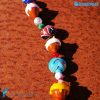 Necklace with Nico ice cream cones handmade Murano glass - La Fondazione snc - COLL0109