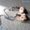Drop earrings with ice cream handmade Murano glass - La Fondazione snc - EARRINGSC0062