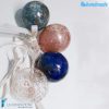 Confezione da 4 Palle di Natale Oro in vetro di Murano - La Fondazione snc - TMAS003