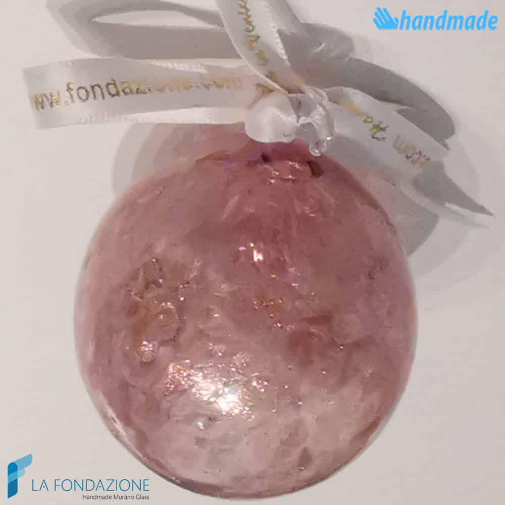 Confezione da 4 Palle di Natale Oro in vetro di Murano - La Fondazione snc - TMAS003