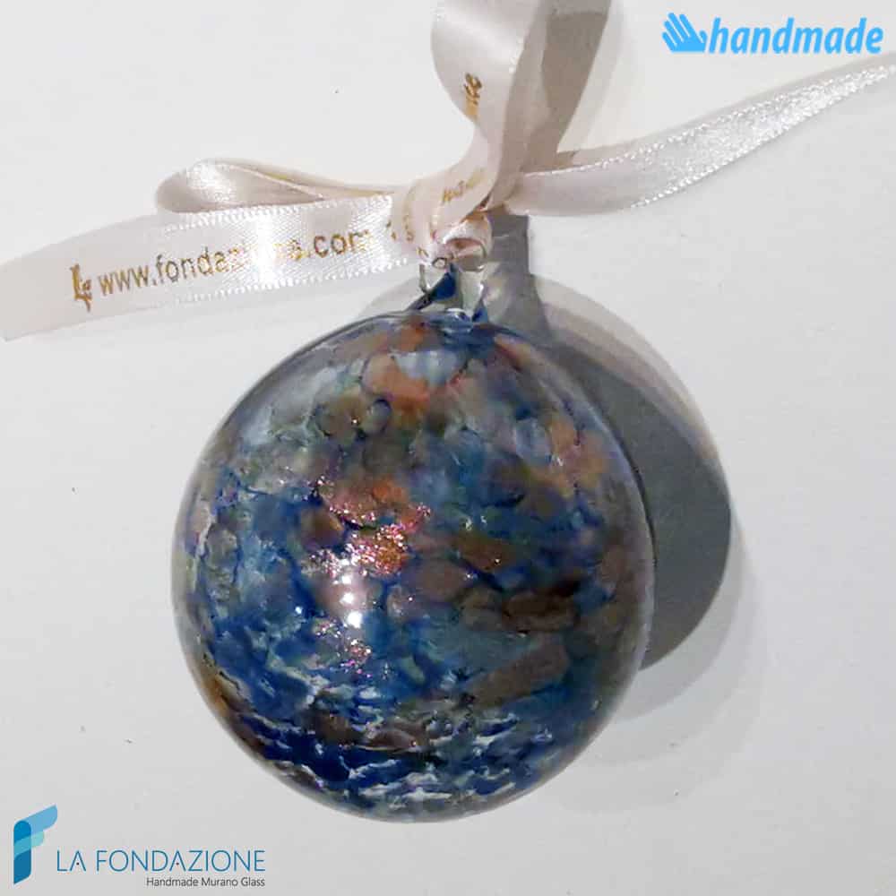 Confezione da 4 Palle di Natale Oro in vetro di Murano - La Fondazione snc - TMAS003