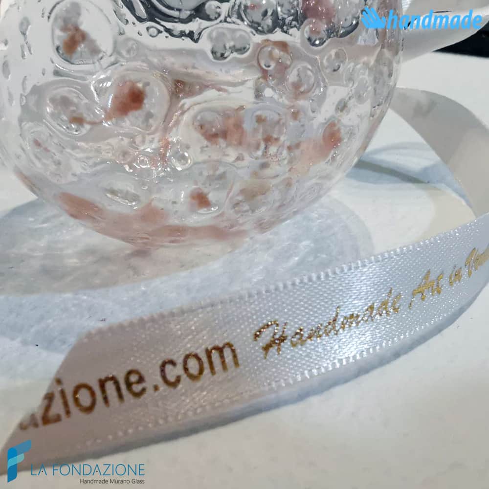 Confezione da 4 Palle di Natale Oro in vetro di Murano - La Fondazione snc - TMAS003