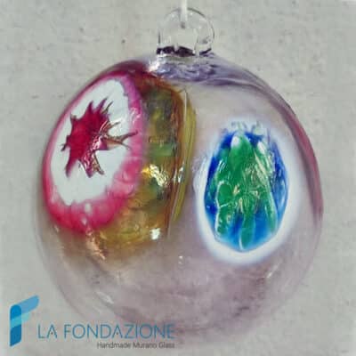 Palle di Natale Murrine in vetro di Murano - L:a Fondazione snc - TMAS013
