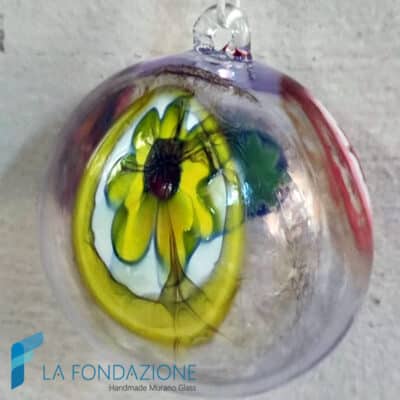 Palle di Natale Murrine in vetro di Murano - L:a Fondazione snc - TMAS013