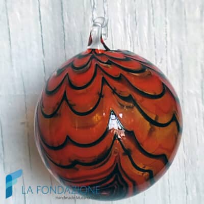 Spider Christmas balls handmade Murano glass - La Fondazione snc - TMAS014