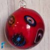 Palle di Natale Murrina Rosse in vetro di Murano - La Fondazione snc - TMAS015