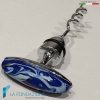 Cavatappi Fenicio Blu Oceano con avventurina - La Fondazione snc - SCREW001