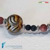 Collana Safari con avventurina in vetro di Murano - La Fondazione snc - COLL0113